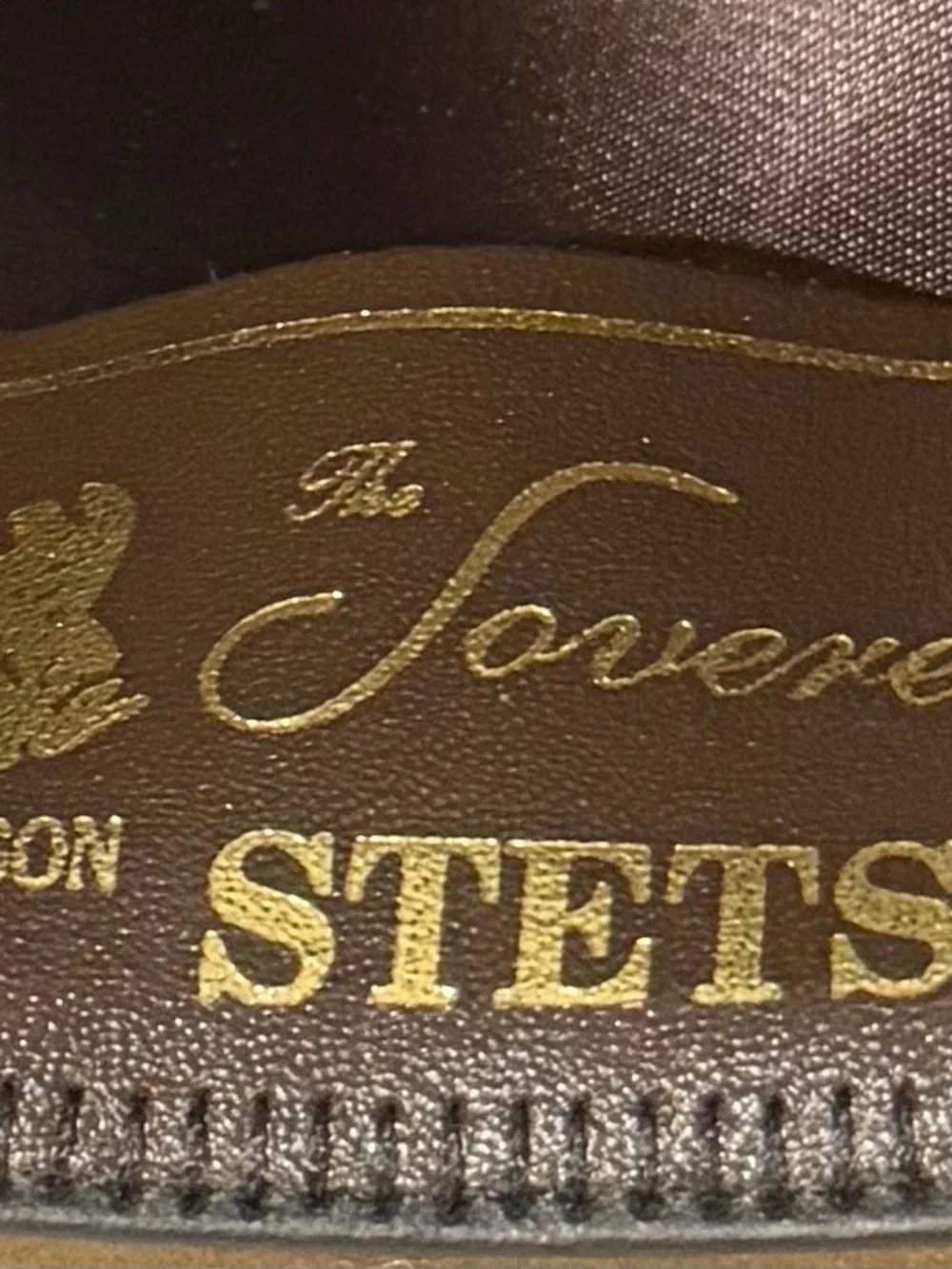 Stetson the Sovereign Men’s Felt Temple Fedora - Tawny Brown (size: 7 1/4)